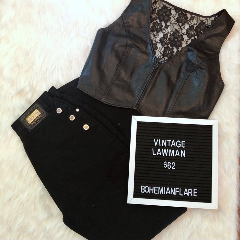 🚨 last sale Women’s vtg  high rise lawman Jeans